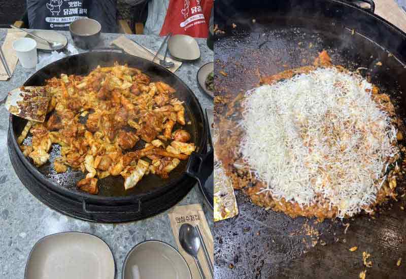 위생적인 춘천 닭갈비 식당