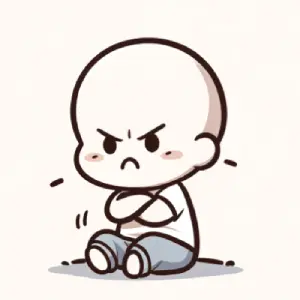 길에서 떼쓰는 아이